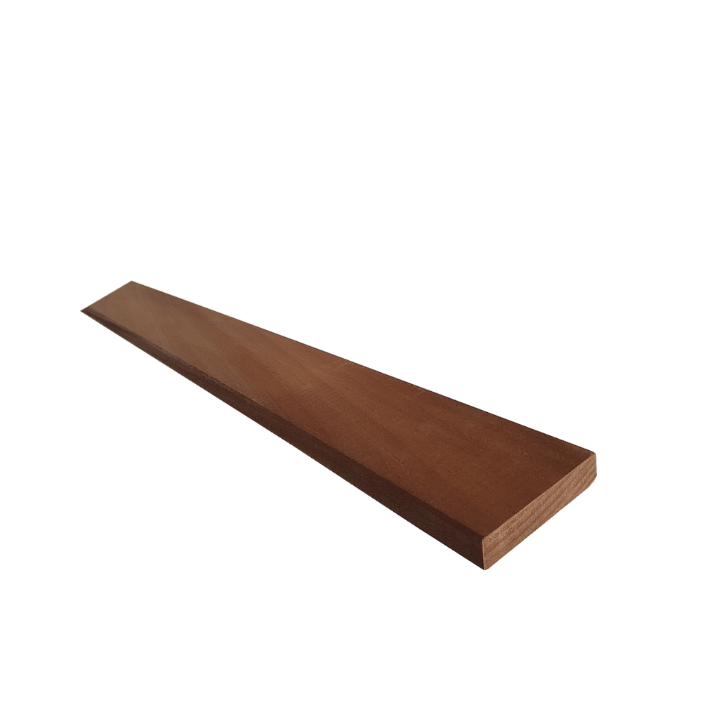 Thermovision Ayous geschaafde plank 1,8 x 9 x 305 cm, thermisch gemodificeerd, pak a 4 stuks.