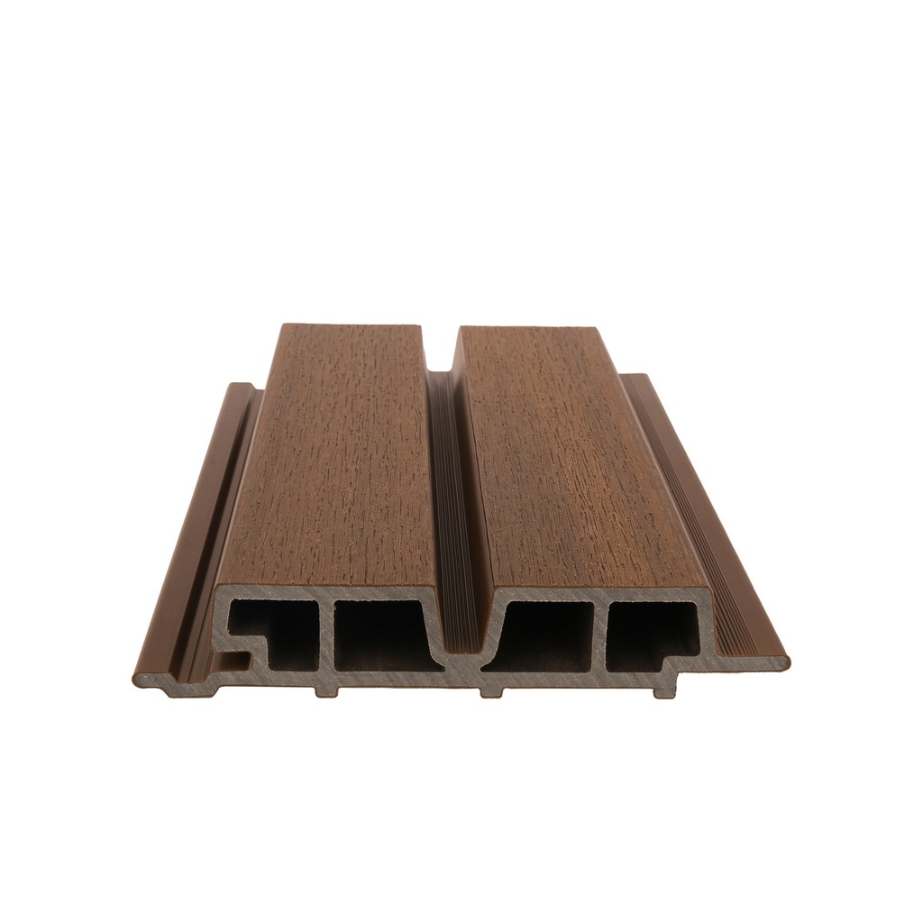 NewTechWood HKC co-extrusie Castellation PRO65 gevelbekleding, 3,3 x 18 x 290 cm, Ipe.