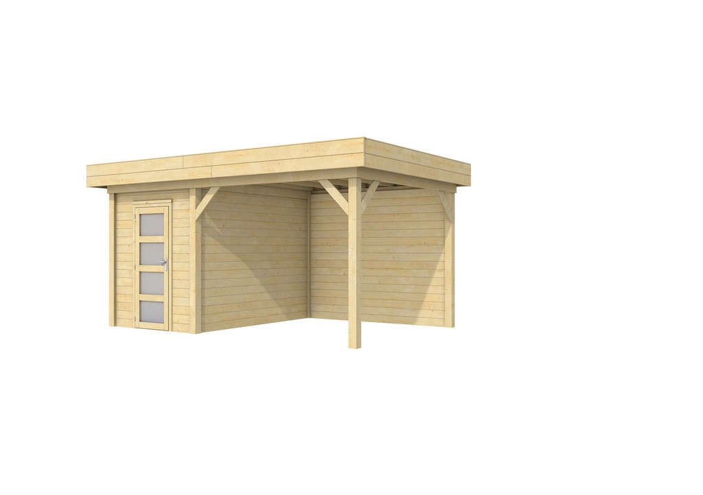 Vuren Topvision Kiekendief, 200 x 300 en luifel 300 cm, onbehandeld.