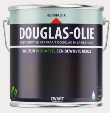 Douglas olie 750 ml, zwart