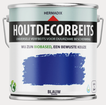 Houtdecor 627 Blauw dekkend 2500 ML