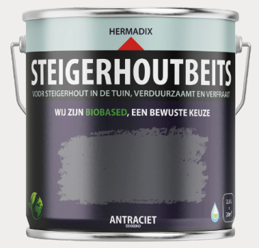 Steigerhout-beits antraciet 2500 ML