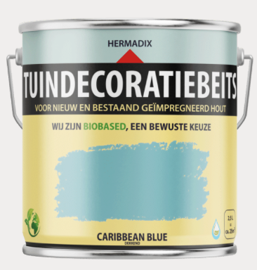 Tuindecoratie 713 Carribean Blue dekkend 2500 ML