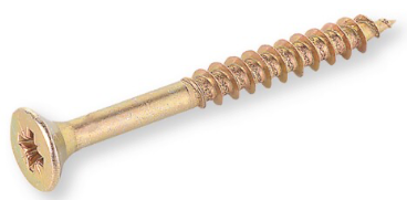 6,0X120 geel verzinkt, PZ (per 100 stuks)