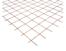 Gaaspaneel mazen: 15 x 15 cm, dikte 6 mm, afmeting: 300 x 200 cm, (bouwstaalmat)