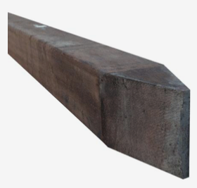 6.5 x 6.5 x 300 cm, Azobe, geschaafd
