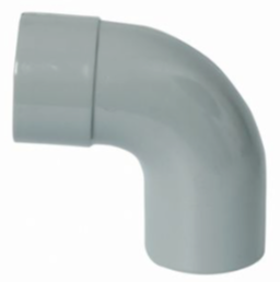 Bocht 90 of 135 graden, rond 8.0 cm (bruin of grijs)