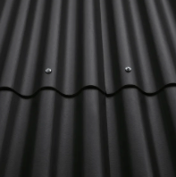 Golfplaat zwart 110 x 305 cm (werkend: 104.0 cm)