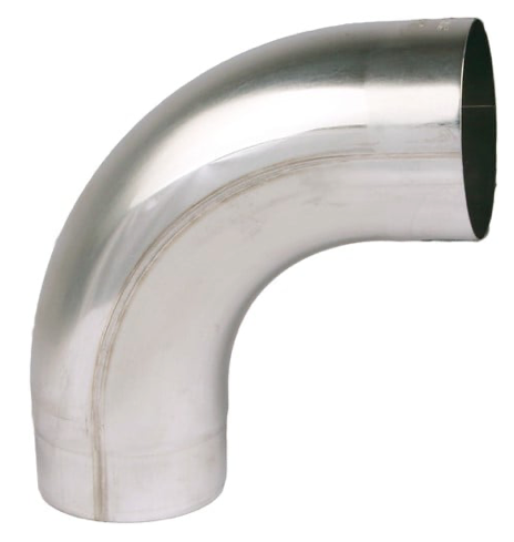 Zinken bocht 85 graden, 80mm verjongd