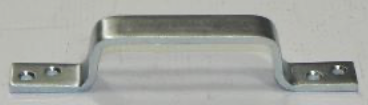 Handgreep - 170x20x5mm - Hoogte: 35mm - galvanisch verzinkt