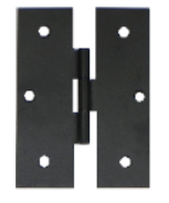 Scharnier voor kastdeuren - 150x110mm - zwart gecoat