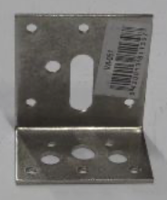 Hoekanker 60 x 40 x 60 mm, met sleuf (WI-051) RVS