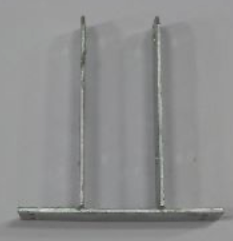 U-anker 71mm - UA-069 - afmetingen: 200x50x5mm, vuurverzinkt