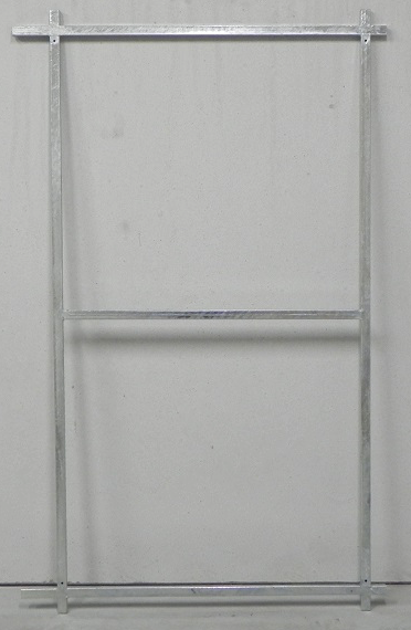 Schuifpoort: poortframe 136 x 190 cm (excl. toebehoren)