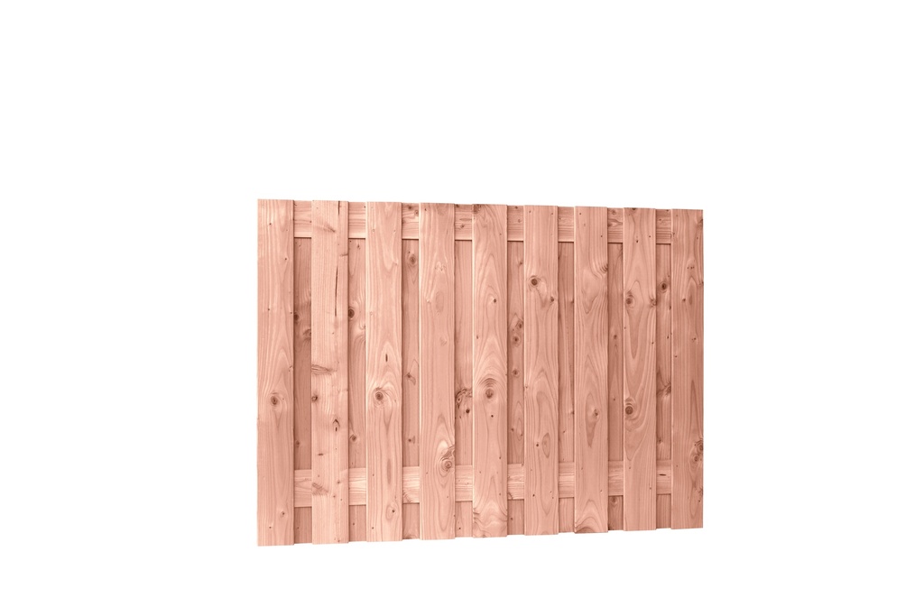 Douglas geschaafd plankenscherm 19-planks 16 mm, 180 x 130 cm, onbehandeld.
