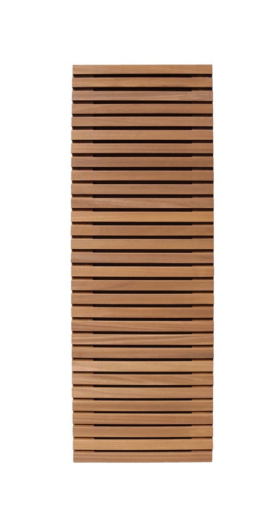 Thermovision Ayous enkelzijdig geschaafd latten paneel, recht horizontaal, 180 x 60 cm.