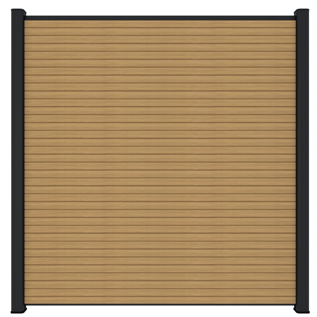 NewTechWood Co-extrusie composiet scherm Triple, 180 x 180 cm, Red Cedar.