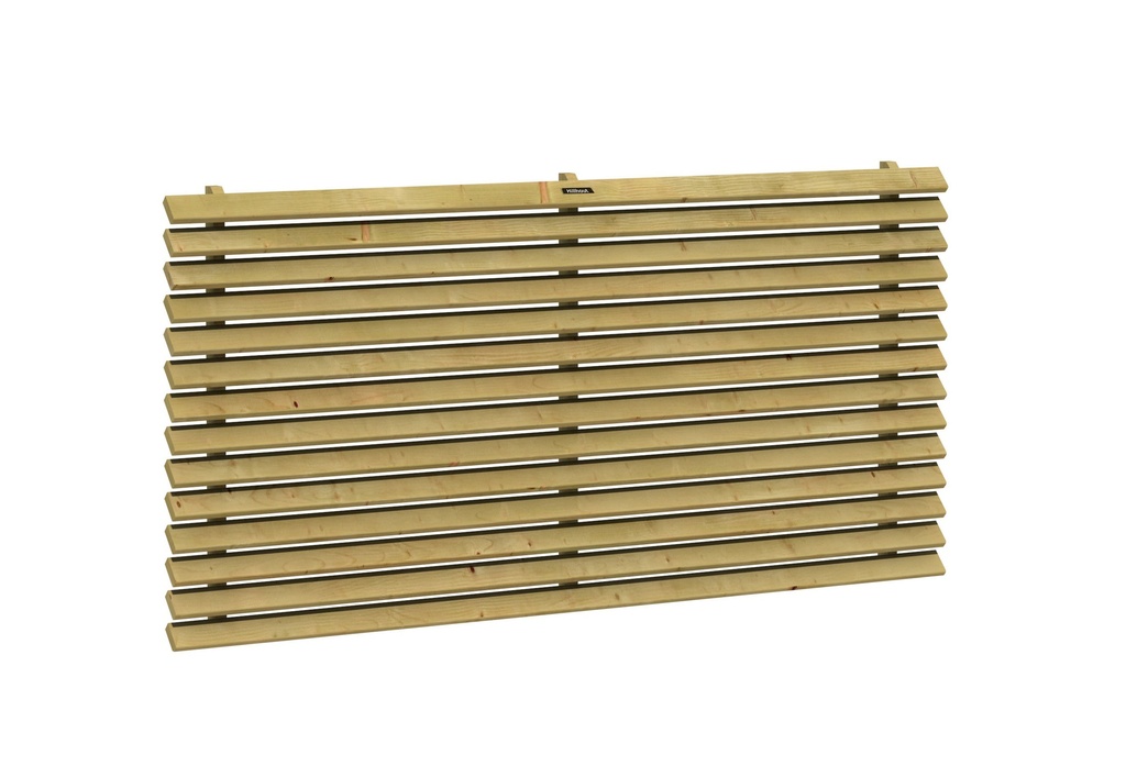 Jaloeziescherm 180 Premium, 90 x 180 cm, groen geïmpregneerd.