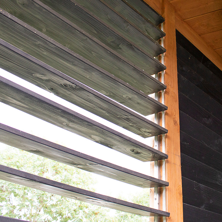 DHZ shutter framewerk, 2 stuks 165 cm t.b.v. 14 planken.