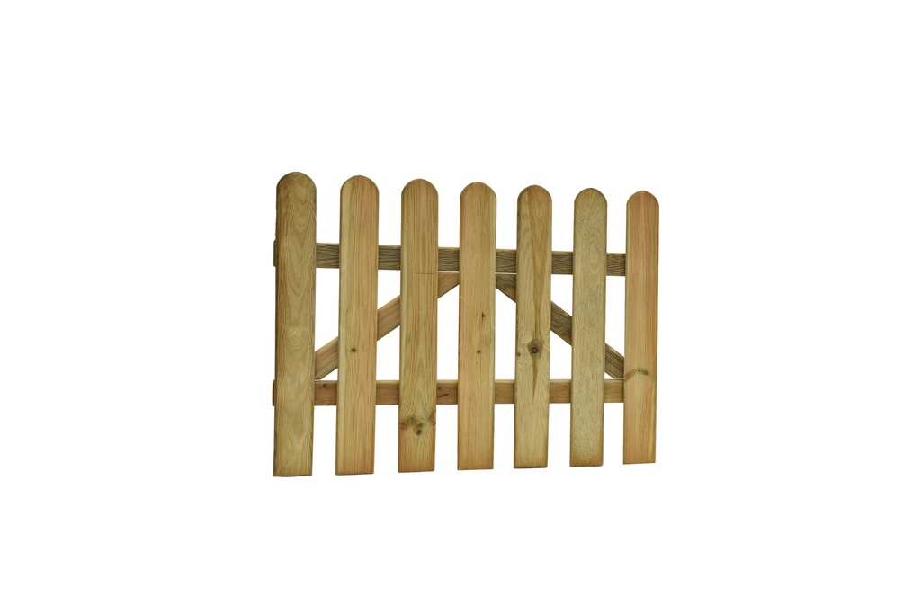 Reliëf rechthekpoort 100 x 100 cm, groen geïmpregneerd.