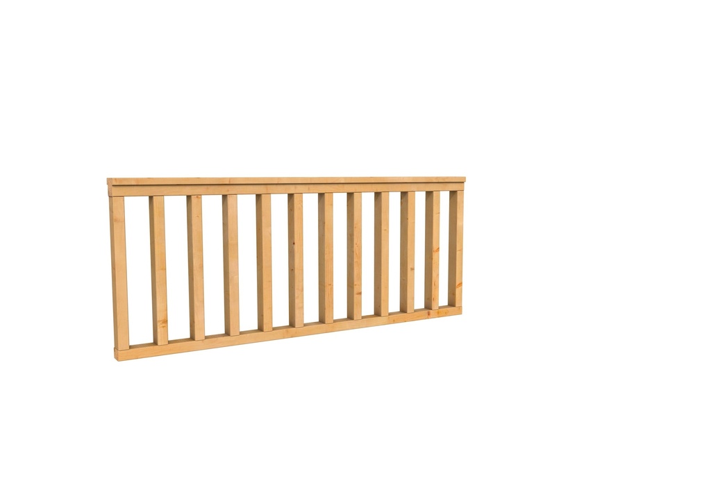 Hekwerk recht douglas type A, 178,5 x 73 cm, onbehandeld.