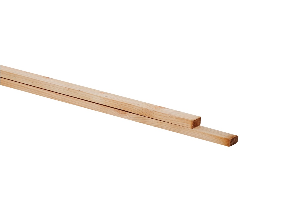 Midden-Europees vuren fijnbezaagde panlat 2,4 x 4,8 x 250 cm, groen geïmpregneerd.
