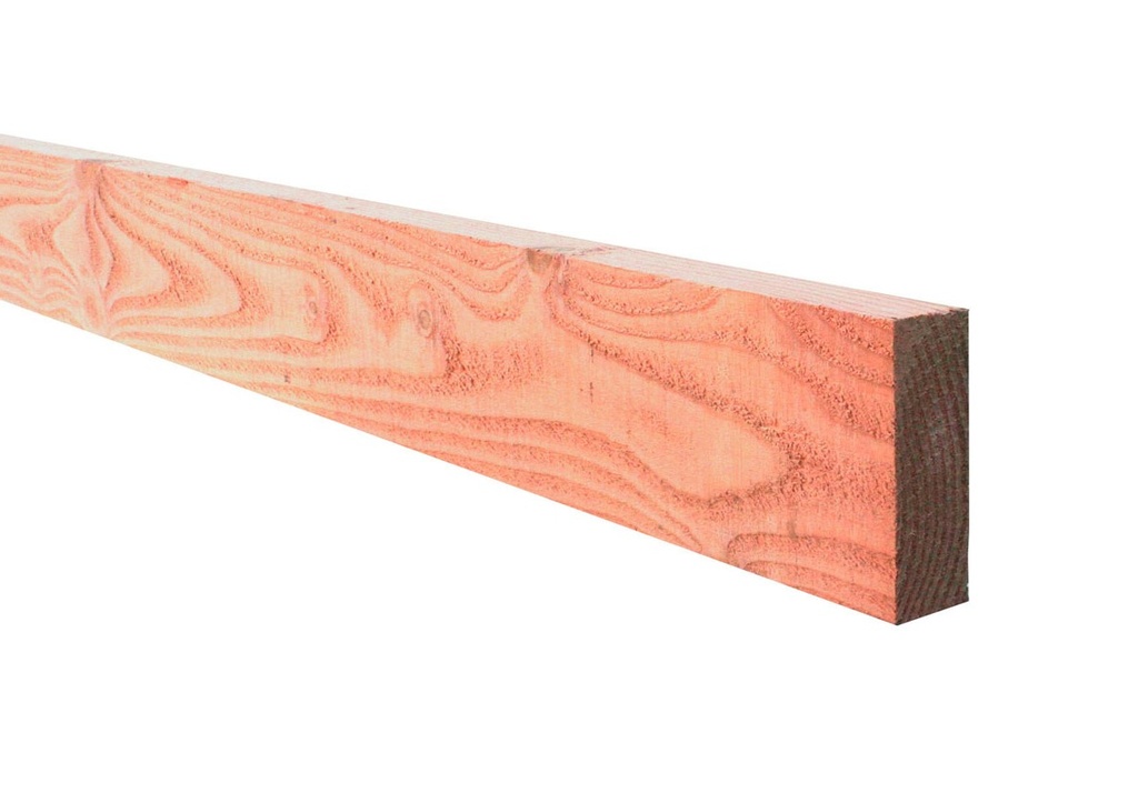 Douglas fijnbezaagde gording 7,0 x 15,0 x 600 cm, onbehandeld.