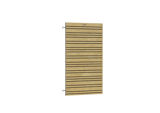 [W306704] Tuindeur Flux 100 Excellent op verstelbaar stalen frame, 100 x 180 cm, groen geïmpregneerd.