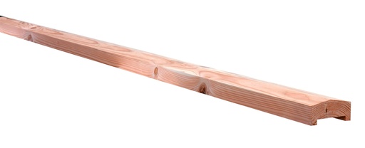 [W06830] Douglas geschaafde afdekkap met sponning (6,1 x 1 cm) 4,2 x 8,5 x 180 cm, onbehandeld.