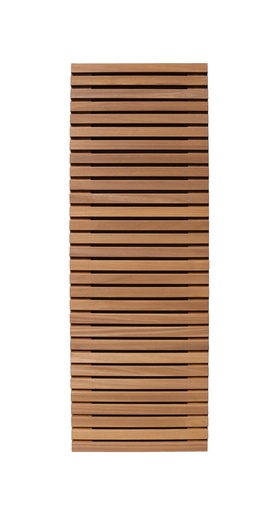 [1063501] Thermovision Ayous enkelzijdig geschaafd latten paneel, recht horizontaal, 180 x 60 cm.