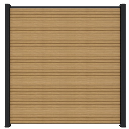 [1064249] NewTechWood Co-extrusie composiet scherm Triple, 180 x 180 cm, Red Cedar.