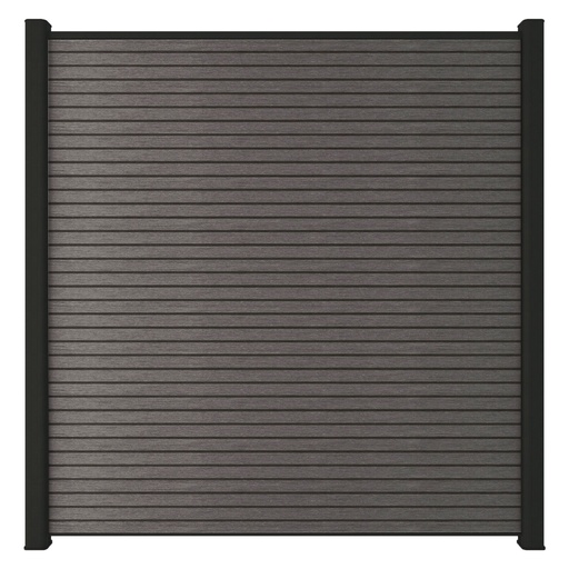 [1064248] NewTechWood Co-extrusie composiet scherm Triple, 180 x 180 cm, Silver Gray.