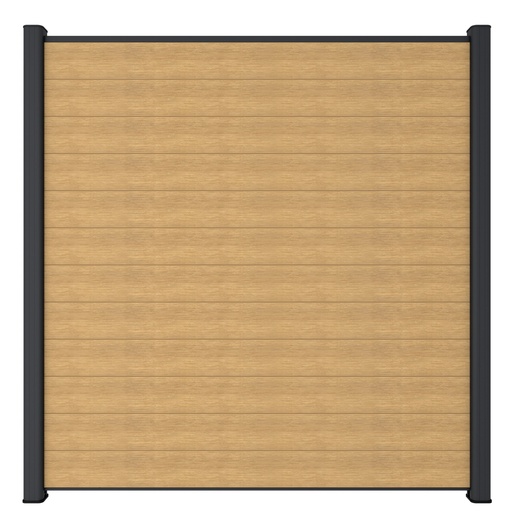 [1064284] NewTechWood Co-extrusie composiet scherm, 181 x 180 cm, Red Cedar.