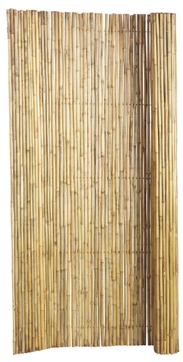[W17080] Bamboescherm op rol 180 x 180 cm, gelakt.