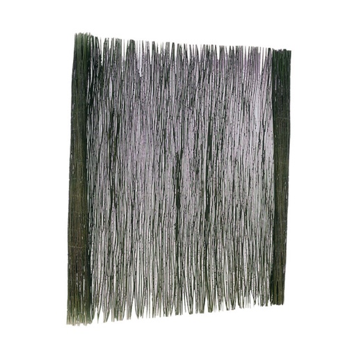 [W17038] Wilgentenenmat, 1 stengel dik, met staaldraad gevlochten 175 x 200 cm.