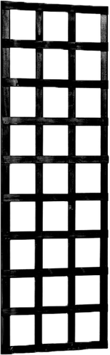 [1063069] Grenen Trellis robuust 60 x 180 cm, geïmpregneerd en zwart gedompeld.