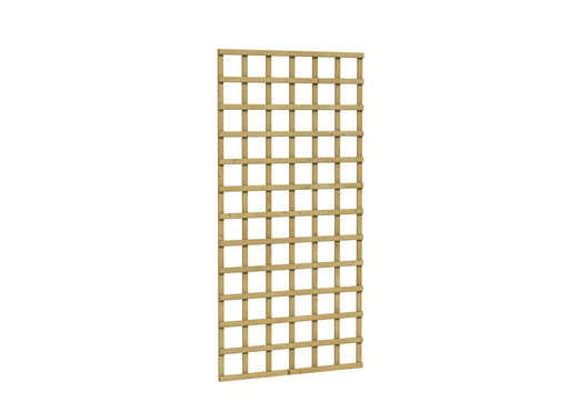 [1063095] Vuren Trellis de Luxe, 90 x 180 cm, groen geïmpregneerd.