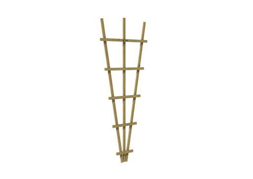 [1063071] Vuren V-trellis 27-75 x 189 cm, groen geïmpregneerd.