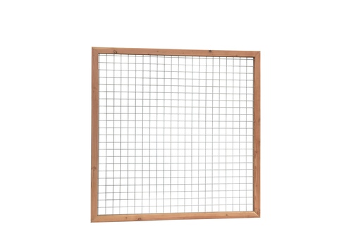 [W32050] Douglas Betonijzertrellis met maas 7,5 x 7,5 cm, in raamwerk 4,5 x 7 cm, 180 x 180 cm, onbehandeld.