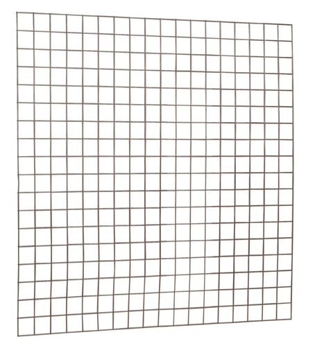 [W08309] Gaaspaneel met maas 10 x 10 cm stekloos, verzinkte draad, 180 x 180 cm.