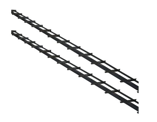 [1048721] DHZ zwart shutter framewerk, 2 stuks 165 cm t.b.v. 14 planken.