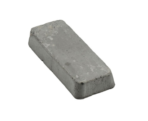 [W13410] Opvulblokje betonpaal, wit/grijs.