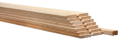 [W31660] Betowood scherm vuren inclusief afdekkap 187 x 224 cm, groen geïmpregneerd.