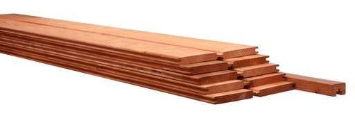 [W31674] Betowood scherm douglas inclusief afdekkap 187 x 224 cm, kleurloos geïmpregneerd.