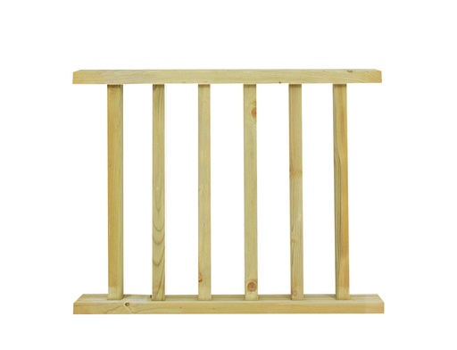 [W597280] Countryhek Excellent, 101 x 80 cm, groen geïmpregneerd.