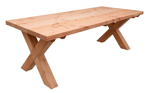 [1023868] Tafel Xavi Excellent, 79 x 95 x 245 cm, onbehandeld.