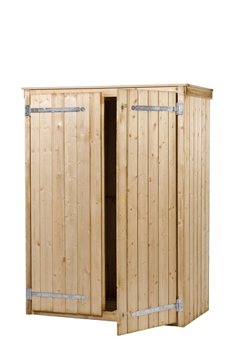 [W11516] Tuinkast Zonnebloem 187 x 143 x 72 cm (HxBxD), groen geïmpregneerd.