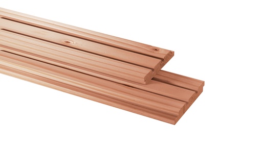 [1060388] Douglas geschaafd triple profiel 2,2 X 14 X 400 cm, onbehandeld.