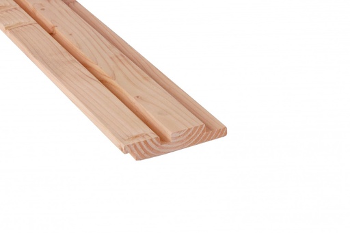 [1042602] Douglas geschaafd rhombusprofiel 2,7 x 14,5 x 400 cm, onbehandeld.