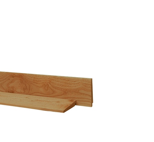 [W44038] Douglas Zweeds rabat 1 zijde geschaafd, 1 zijde fijnbezaagd 1,0-2,1 x 16,5 x 500 cm, groen geïmpregneerd.
